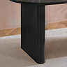 Copenhagen Oval Black dining Table