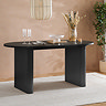 Copenhagen Oval Black dining Table