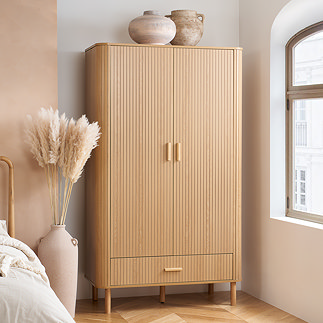 Copenhagen Wooden Wardrobe - Oak main image