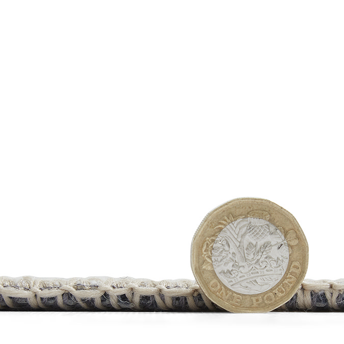 Coral Rug in green close up image 8