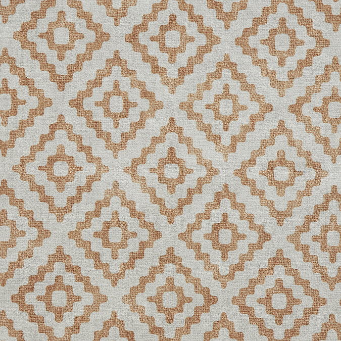 Coral in yellow rug close up image 4