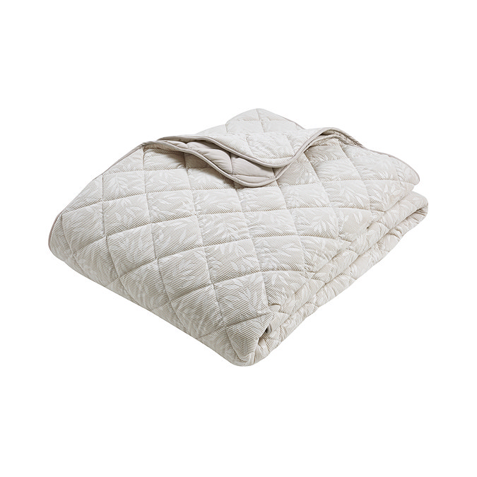 Corded Leaves Folded Bedspread