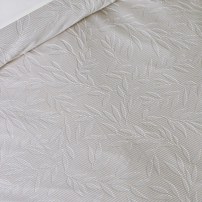 Corded Leaves Duvet Close Up
