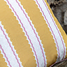 Ochre and Pink cordelia cushion