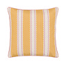 Ochre and Pink cordelia cushion