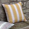 Ochre and Pink cordelia cushion
