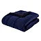 Cosy Cord coverless duvet navy front image 5