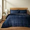 Cosy cord coverless duvet in navy image 1