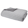 Folded Nori Bedspread grey