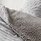 Cosy Nori Sherpa Silver Close Up