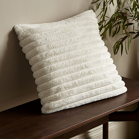 Cosey Ribbed Fleece cushion image 1