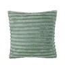 cosy ribbed green cushion image