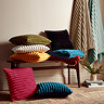 cosy ribbed green throw image 