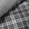 Sherpa Check Grey Close Up