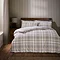 Cosy Sherpa Check Duvet Cover Set Natural