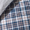 Sherpa Check Navy Duvet Close Up