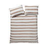 Cosy Sherpa Stripe Duvet Set in Natural image