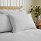 Cotton Percale 200TC Extra Deep Fitted Sheet - Grey carousel image