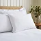 Cotton Percale 200TC Extra Deep Fitted Sheet - White carousel image