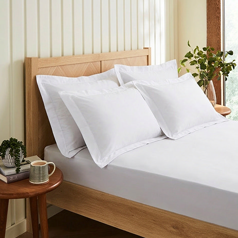 Cotton Percale Oxford White