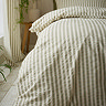 Cotton rich woven stripe green image 3