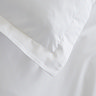 Cotton Sateen 400TC Flat Sheet - White carousel image