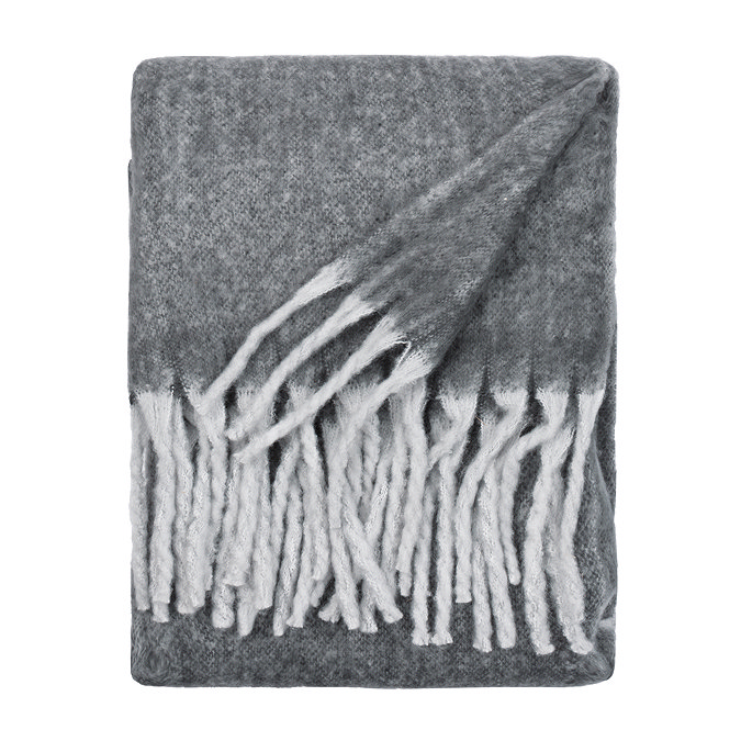 cozy throw charcoal