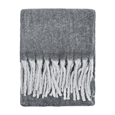 cosy charcoal throw image
