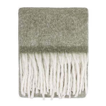 Cozy green throw image 