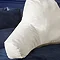 Velvet Cuddle Chair cushion in cream close up image 2