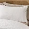 Crinkle Texture White Pillow