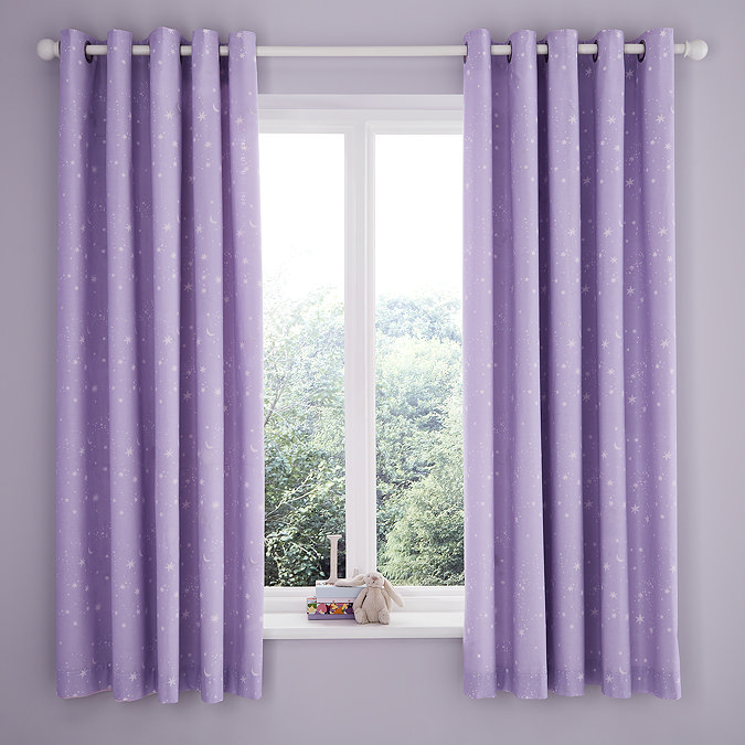 Dancing fairies Eyelet Curtains on window reverse panel image 2