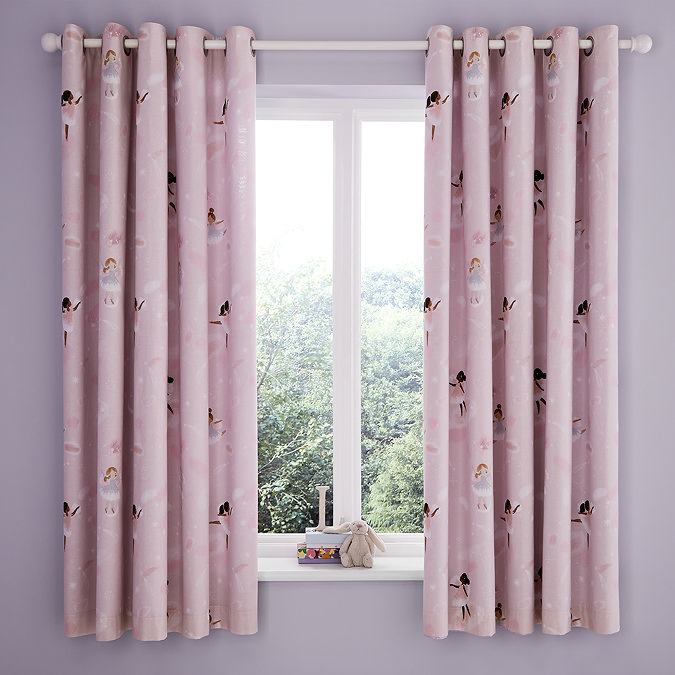 Dancing fairies Eyelet Curtains on window image 1