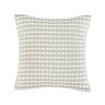 Darby Embroidered Cushion Natural Front View Cut Out