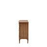 side on image cut out on white background of 2 door 1 drawer sideboard