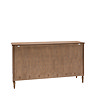 back image cut out on white background of 3 door sideboard