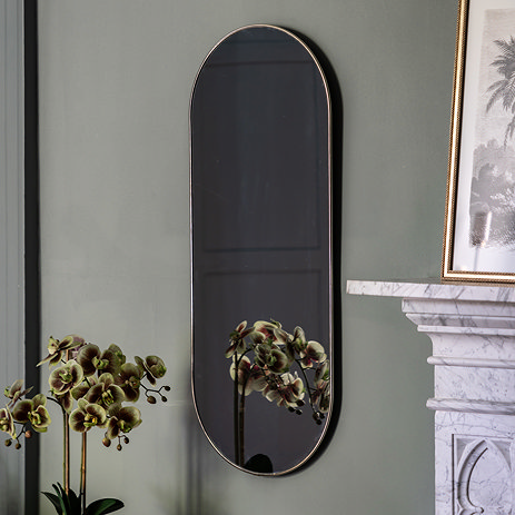 Davenport oval wall mirror image