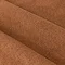 Close up of dark orange blackout curtains texture