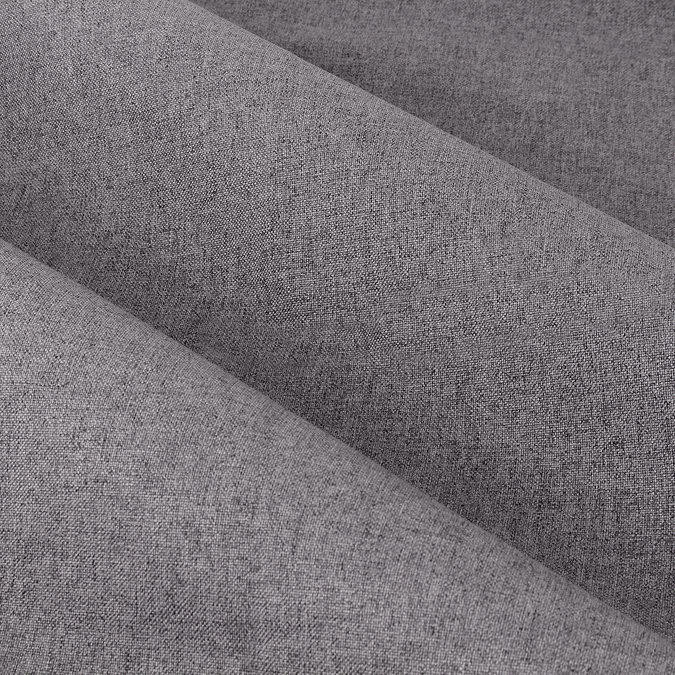 Close up of charcoal grey curtains texture