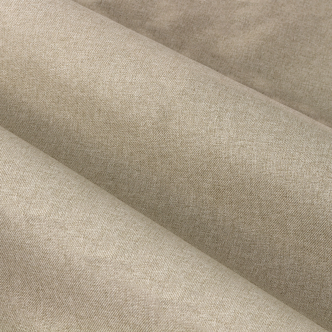 Close up of natural coloured curtain texture