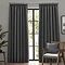 Dawn charcoal pencil pleat curtains on window image 1