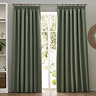 dawn pencil pleat curtain on French window image 5