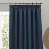 close up of midnight dawn pencil pleat curtain image 2