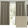Dawn pencil pleat curtain swatch on window image 7