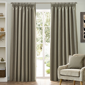 dawn pencil pleat curtains on window image 1