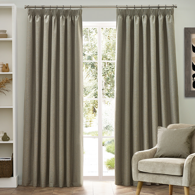 dawn pencil pleat curtains on window image 1