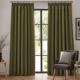 dawn pencil pleat curtain on window image 1