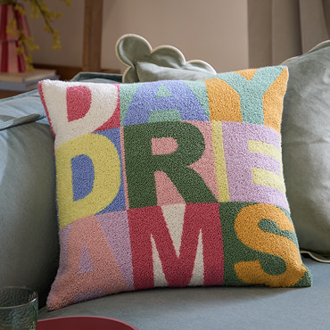 daydreams cushion in multi image
