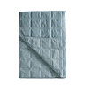 Duck Egg Della quilted Cotton Velvet Bedspread