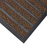 Dirt stopper pro scraper mat in brown close up image 2